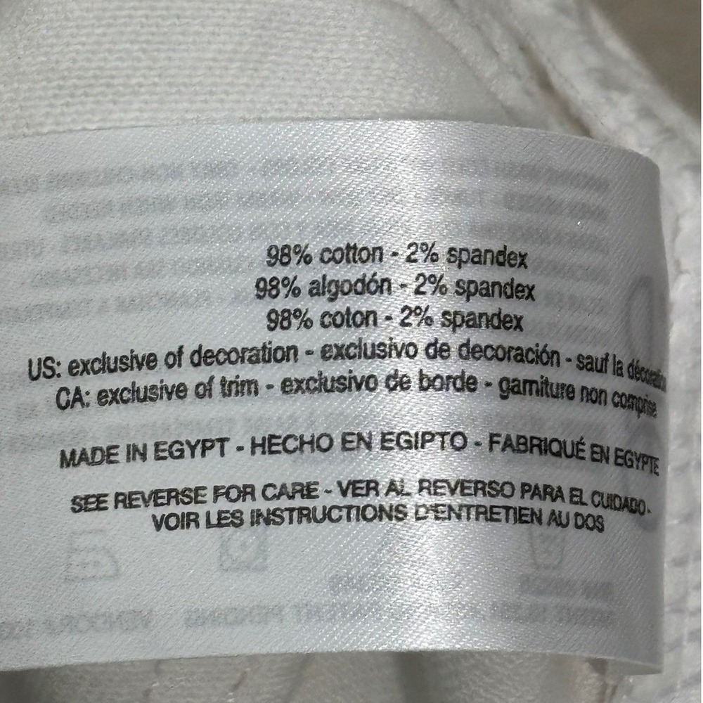 Gloria Vanderbilt Amanda Capri Jeans Vintage White Slimming Effect Womens 14 NEW - Picture 7 of 7